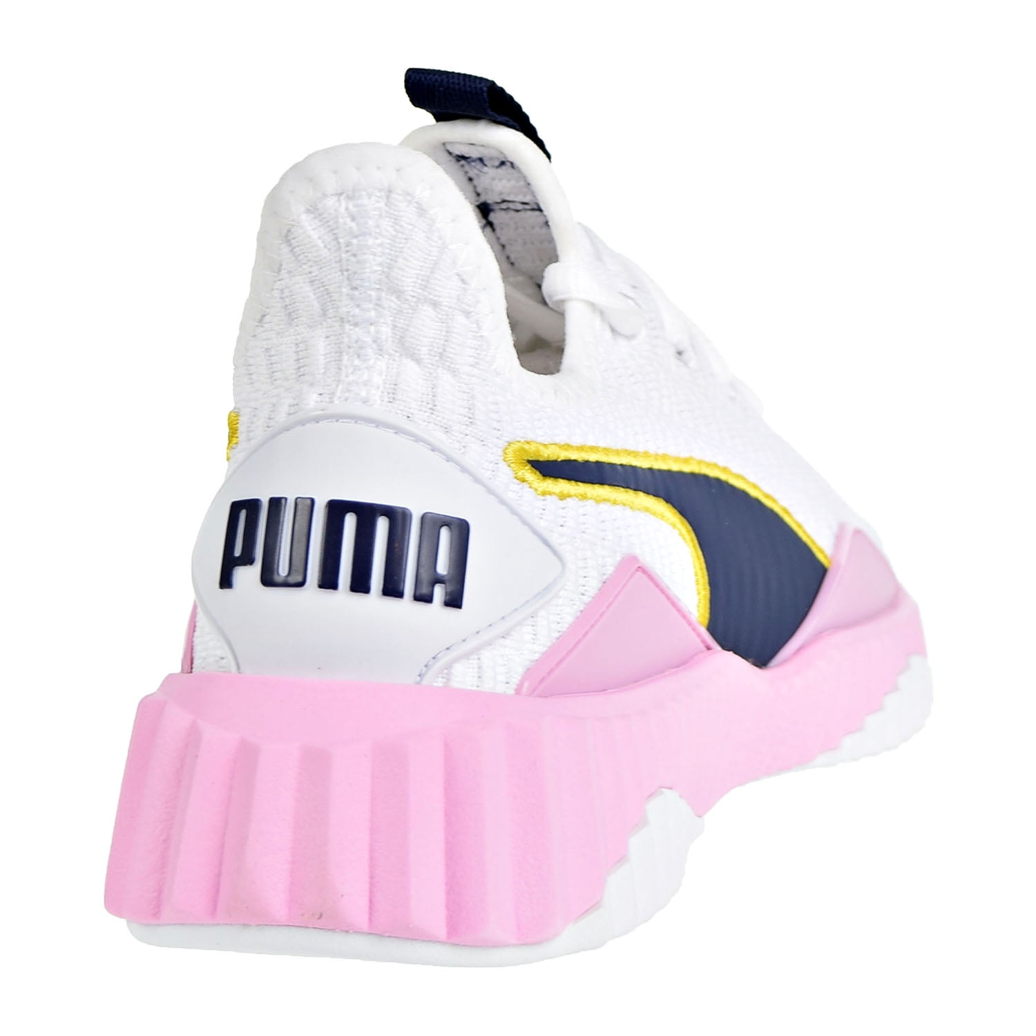 puma defy white pale pink