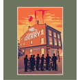 thumbnail image 5 of It Derry Sunset Poster Art Adult Olive Long Sleeve Hoodie-Large, 5 of 5