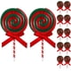 thumbnail image 2 of 12 piezas de bastones de caramelo de plástico para Navidad, adornos de menta para árbol de Navidad, piruletas de caramelo, decoración artesanal para fiestas navideñas en el hogar (rojo y verde), 2 of 7