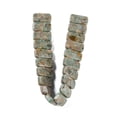 thumbnail image 3 of Assembled Natural Shoushan Stone/Larderite Beads Strands Rectangle 20x10.5x5.5mm Hole: 1.1mm 20pcs/strand 8.15 inch(20.7cm), 3 of 5