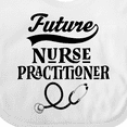 thumbnail image 4 of Inktastic Future Nurse Practitioner Girls Baby Bib, 4 of 4