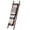 Dark Brown, variant on Black Wooden Quilt Rack 6-Tier Decorative Blanket Holder