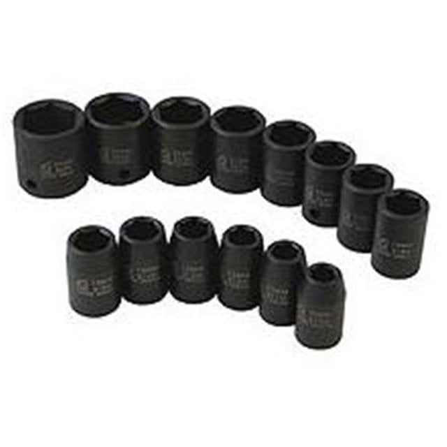 Sunex Tools 2652 14Pc 1/2 Métrique Prise de Courant Standard 10-27mm
