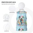 thumbnail image 6 of Easygdp A Funny Little Dalmatian Puppy Men's Mesh Basketball Jersey Quick Drying Sleeveless Shirts Fitted Muscle Tank Tops Sport Round Neck T-Shirt - 3X-Large, 6 of 9