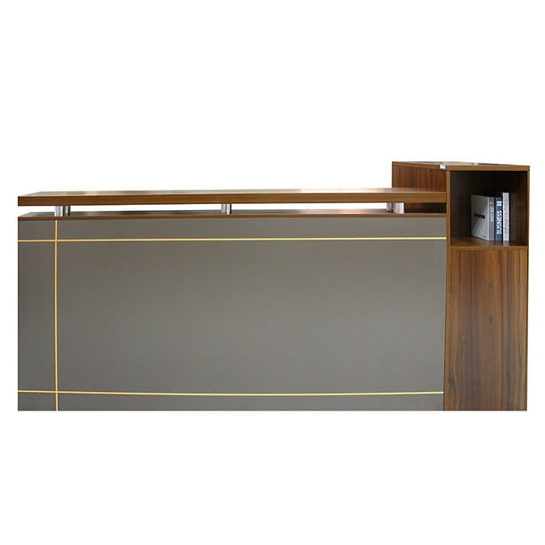 Vik Tech High Quality Solid Wood, Modern Office Furniture Reception Desk