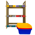 thumbnail image 4 of Juguetero Organizador Infantil 6 Espacios Coloridos Diseños, 4 of 8