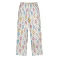 thumbnail image 2 of FORMRS Kids Pajama Pants with Pockets Size 6-8Y Boys Lounge Sleep Bottoms, Colorful Ice Cream Pattern, 2 of 8