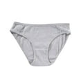 thumbnail image 2 of Fnooota Women's Underwear, Seamless 100% Cotton Briefs High Waist Panties Light Breathable Comfort Stretchy Gray ,M, 2 of 3