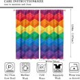 thumbnail image 2 of Kids Building Blocks Toy Curtains, Color Constructor Geometric Blocks Abstract Contour Colorful Plastic Brick Print Window Treatments Drapes for Bedroom Living Room Set 2 Panels,42x54 Inches, Style-6, 2 of 8