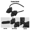 thumbnail image 4 of Diadema con lazo, Diadema de poliéster linda de moda para adolescente, negro, 59x44 pulgadas, 4 of 7