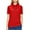 Red, variant on Women's Work Shirt Short Sleeve Moisture Wicking Breathable Solid Sports Top for Women Comfortable Office Casual Wear