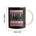 thumbnail image 2 of PEONAVET Mug Lettering Vintage I Don't Have Favorite Child Daughter Mug, 2 of 5
