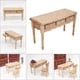 thumbnail image 5 of 1/12 muebles juguete sa de escritorio modelo casa de Decoración Sunnimix escritorio de casa de muñecas en miniatura, 5 of 8