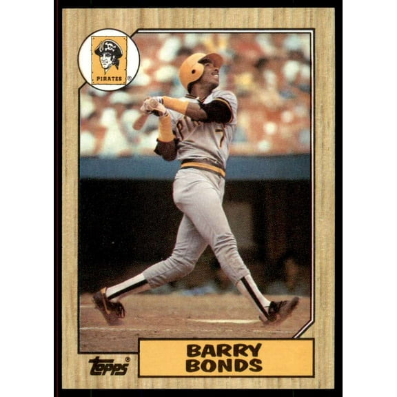 Barry Bonds Rookie Card 1987 Topps #320