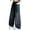 Black, variant on GHNJK Girls' Distressed Wide Leg Jeans with Elastic Waistband Casual Denim Trousers for Streetwear Fashion