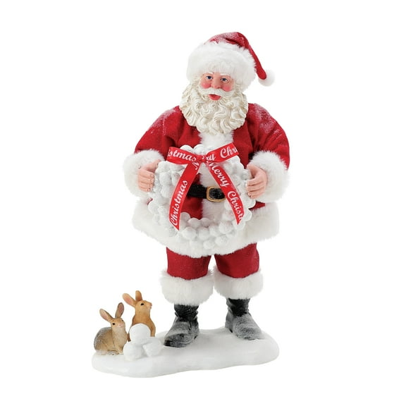 Department 56 Possible Dreams Snowballs for Santa Claus Multicolor Figurine 10.5in H