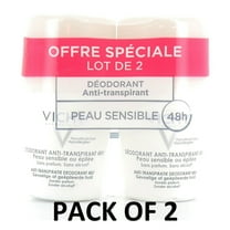 VICHY 48hr Anti-Perspirant Sensitive Skin ROLL-ON DEODORANT 2 x 50ml