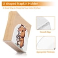 thumbnail image 4 of Capybara Gift Napkin Holder for Table Clear Napkin Stand Paper Holder Acrylic Organizer Dispenser Napkins for Dinner Kitchen Restaurant Room, 4 of 8