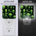 thumbnail image 2 of Aliens LED Square Night Lights - Energy Efficient and Contemporary Design - for Bedrooms and Hallways - Includes Sensor with Auto on/Off - Easy Installation, 2 of 6