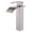 Brushed Nickel, variant on sumerain Bathroom Vessel Sink Faucet,Stainless Steel Single Handle One Hole Chrome Tall Waterfall Basin Faucet