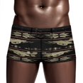 thumbnail image 3 of Ugly Sweater Style Snowmobile Men's Mesh Boxer Briefs Cooling Breathable Sports Underwear Vertical Fly, 3 of 5