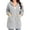 Grey-1, variant on Hoodies for Women Grey Zip Up Long Hoodies for Women Long Sleeve Women Pullover Hoodie Ladies Hoodies M
