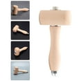 thumbnail image 1 of BRIGHTFUFU DIY Hand Tool Wood Hammer for Hobbyists Beige Smooth Surface 1Set, 1 of 8
