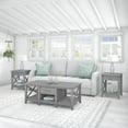 thumbnail image 2 of Bush Furniture Key West Coffee Table with Set of 2 End Tables in Cape Cod Gray, 2 of 7