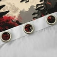 thumbnail image 4 of Castle Fairy Japanese Style Curtains Pack of 2 (42x84 Each) for Children Teens Boys Girls,Anime Samurai Curtains Blackout,Animal Dragon Bedroom Curtains,Super Cozy Room Decor, 4 of 6