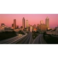 thumbnail image 2 of SMO 18x11 White Modern Wood Framed Museum Art Print Titled - Atlanta Georgia skyline at sunrise, 2 of 4