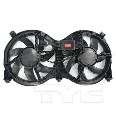 TYC 623760 Dual Radiator and Condenser Fan Assembly