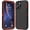 Black | Orange, variant on Protective 3-Layer Heavy-Duty Shockproof Rugged Rubber Polycarbonate Phone Case for iPhone 17,16,15 Pro Max,14,13,12,11,Xr,Xs – Handheld Smartphone Protection Accessory