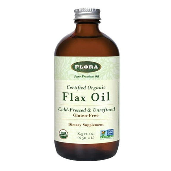 Flora Flax Oil Cold Pressed and Unrefined, 8.5 Oz..