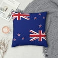 thumbnail image 7 of Decorative Throw Pillow Cover New Nz Zealand Flag Square Pillowcases Cushion for Farmhouse Home Decor 22"x22", 7 of 7