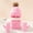 Pink, variant on ZSQDM Winter Kids Hat Scarf Glove Set Knit Fleece Lined Neck Warmer Mittens for Toddler Boys Girls beanie Hat Press Scarf ,Hat,& Gloves Wig Cap