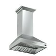 thumbnail image 2 of Forno Orvieto 30-Inch Wall Mount Range Hood, LED Lighting, Heavy Duty, Stainless Steel, 2 of 5