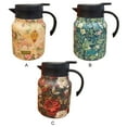 thumbnail image 4 of Maytalsory Glass With Stainless Steel Infuser Set Pattern With Teapots Infuser Red 1000ML, 4 of 6