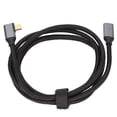 thumbnail image 2 of 10Gbps Type C Extender Cord, 4K Resolution Right Angle 10Gbps Type C Extension Cord For Game Consoles For Mobile Phones For Tablets, 2 of 8