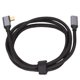 thumbnail image 1 of Cable de extensión tipo C Resolución 4K 10Gbps Buena disipación de calor Cable de extensión tipo C en ángulo recto para tabletas Teléfono 150cm, 1 of 5