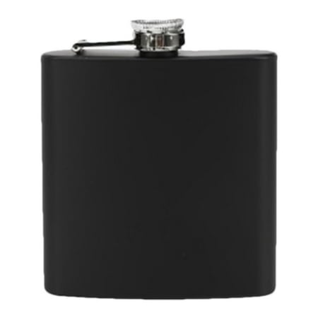 

Goxfaca Hip Flask for Liquor | Matte Black Stainless Steel Whiskey Flask for Men | Leakproof Alcohol Container with Hinged Connection Cap for Boyfriend Father Husband Brother Friends Fiance