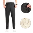 thumbnail image 2 of BJUTIR Sweatpants For Men Casual And Comfortable Autumn And Winter Solid Color Plus Velvet Zipper Pocket Pants Pants, 2 of 9