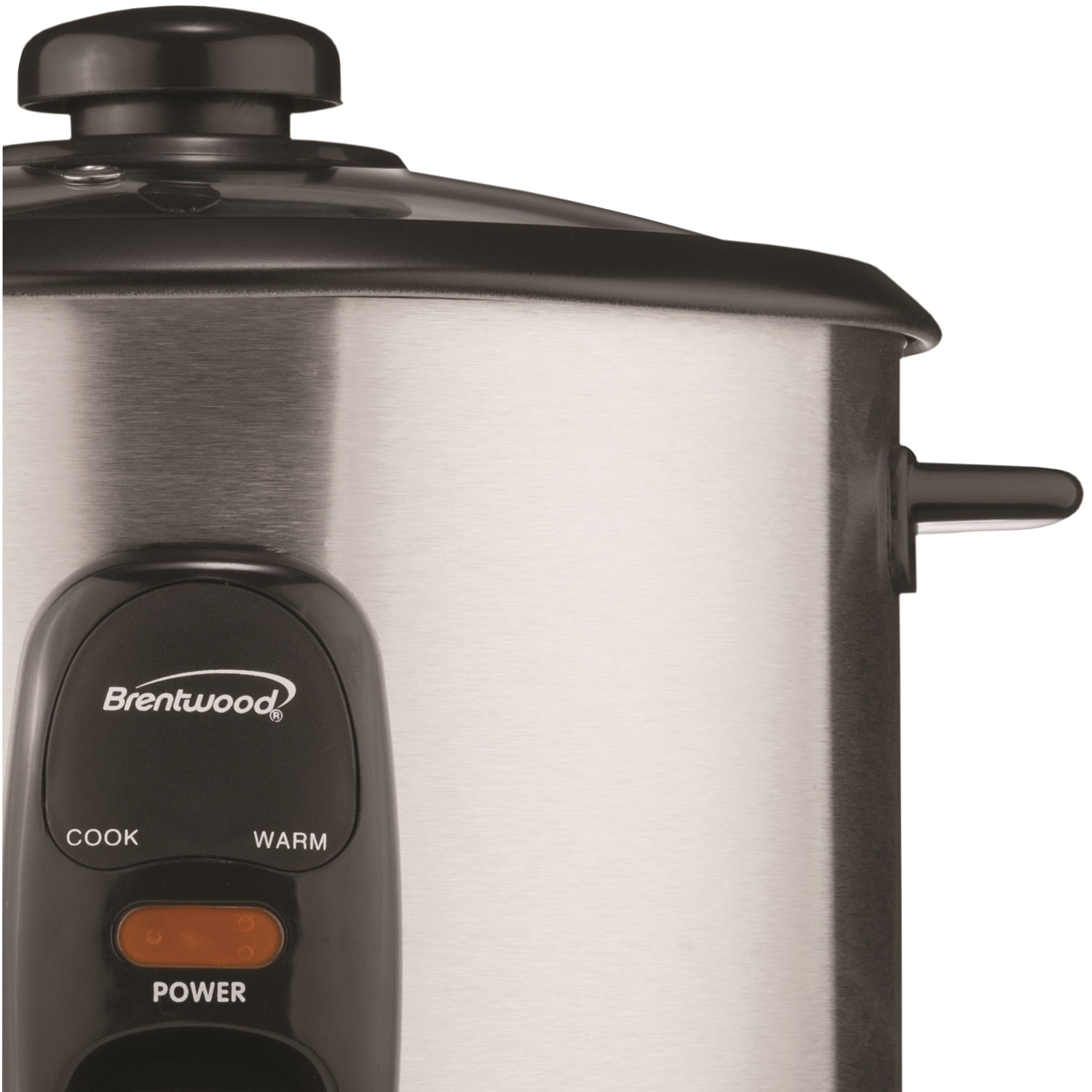 Brentwood New 5-Cup Uncooked/10-Cup Cooked Rice Cooker, Stainless Steel