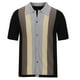 thumbnail image 5 of Camisas de manga corta con botones de solapa y costuras de bloques de colores para hombre Pompotops  oipoqjl49099, 5 of 8