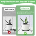 thumbnail image 6 of 20 Pack Black Plant Saucers – 6, 8, 10, 12 Inch Plastic Trays for Pots, Indoor & Outdoor Drip Trays for Water Drainage & Floor Protection, 6 of 7