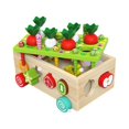 thumbnail image 1 of Juguetes educativos de madera Montessori para niños pequeños de 2 a 3 a 4 años, juguetes de clasificación de formas, regalos para niños de 2 a 4 años, juego de habilidades motoras finas de aprendizaj, 1 of 5