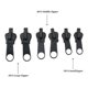 thumbnail image 5 of Cremalleras de reparación desmontables universales, mochilas de costura DIY, reparación de monederos, cremalleras de repuesto con cabezal de cremallera, nuevo diseño, 6 uds., 5 of 5