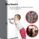 thumbnail image 2 of Cerradura de refrigerador de una puerta para niños, utiliza adhesivo 3M VHB, no requiere herramientas ni taladros (gris, 1 pieza) Rojo Verde, 2 of 5