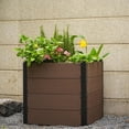 thumbnail image 1 of Edtara Jardinière Surélevée à l'Allure Bois, Bac de Plantation Combinant une Construction Composite Durable avec un Design à Racines Profondes et une Structure Gain de Place, Idéal pour les Légumes, Herbes Ou Fleurs d'Extérieur, 1 of 6
