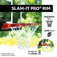 thumbnail image 6 of Lifetime 54-Inch Shatterproof Portable Basketball Hoop with Power Lift Adjustment & Slam-It Pro Rim - Model 71524-Outdoor Play, 6 of 15