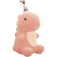 thumbnail image 1 of Gosedjur, Söta Dinosaurieleksaker, Mjuka Dino-gosedjur för Barn, Gosedjursdockor som Presenter till Pojkar och Flickor (Rosa, 50 cm), 1 of 5